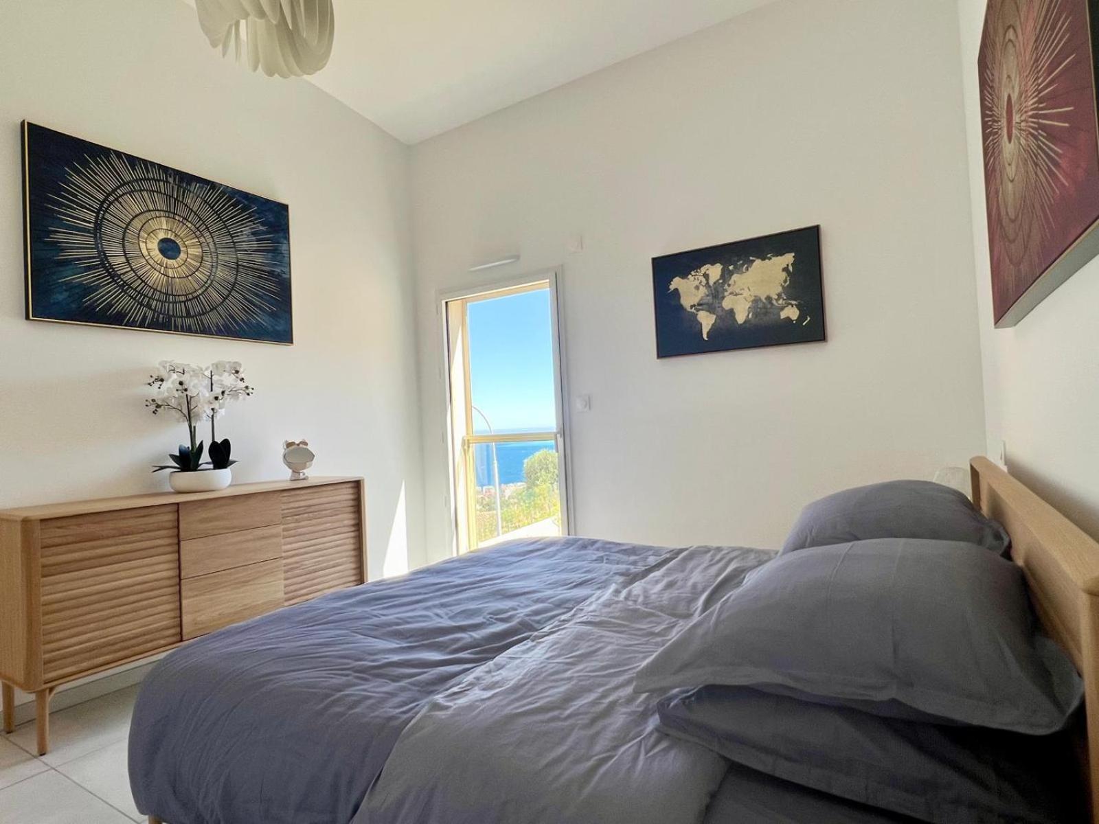 Panoramic Sea View Appartment Blue Pearl Nizza Exterior foto