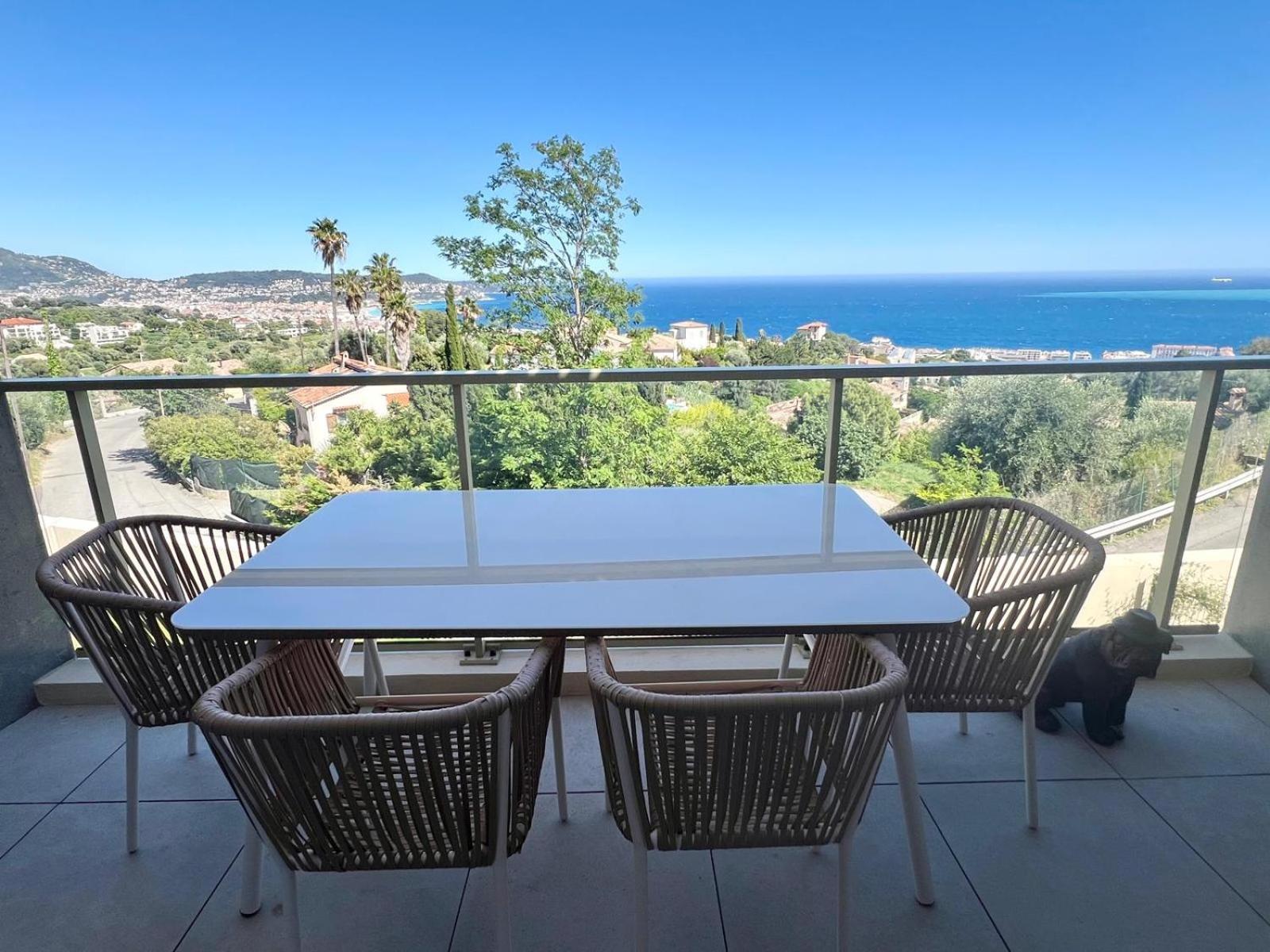 Panoramic Sea View Appartment Blue Pearl Nizza Exterior foto